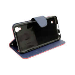 Etui Fancy Diary na telefon LG X POWER czerwony