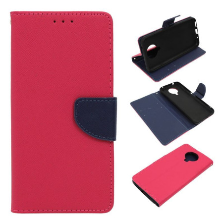 Etui Fancy Diary na telefon Nokia G10 TA-1334 / G20 TA-1336 / 6.3 różowe