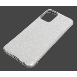 Etui Jelly Case SHINING HQ na telefon Xiaomi Redmi Note 10 10S Poco M5s srebrne