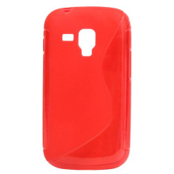 Etui S-CASE na telefon Samsung Galaxy Trend S7560 / Duos S7562 / Trend+ S7580 S7582 czerwone