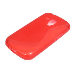 Etui S-CASE na telefon Samsung Galaxy Trend S7560 / Duos S7562 / Trend+ S7580 S7582 czerwone