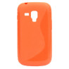 Etui S-CASE na telefon Samsung Galaxy Trend S7560 / Duos S7562 / Trend+ S7580 S7582 pomarańczowe