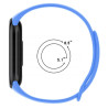 Opaska / pasek do smartband Xiaomi Mi Band 8 M2239B1 / Mi Band 9 M2345B1 / Mi Band 9 NFC M2346B1 niebieska