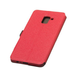 Etui BOOK POCKET na telefon Samsung Galaxy A8+ A730 czerwone