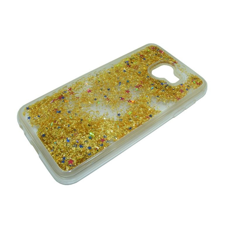 Etui Liquid / Water Case na telefon Samsung Galaxy J4 2018 J400 złote