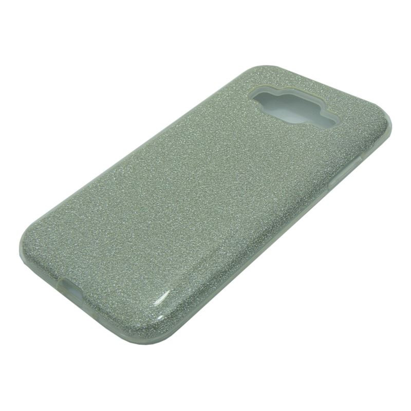 Etui Jelly Case SHINING na telefon Samsung Galaxy J3 2016 J320 srebrne