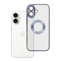 Etui Glam na telefon Apple iPhone 16 A3287 niebieskie
