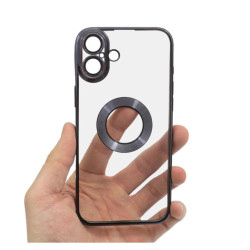 Etui Glam na telefon Apple iPhone 16+ A3290 czarne