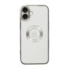 Etui Glam na telefon Apple iPhone 16+ A3290 srebrne
