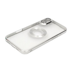 Etui Glam na telefon Apple iPhone 16+ A3290 srebrne