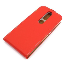Etui pionowe z klapką SLIM FLEX na telefon Nokia 4.2 TA-1184 czerwone HQ