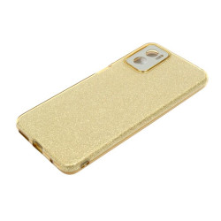 Etui Jelly Case SHINING HQ na telefon motorola moto e22 / e22i XT2239 złote