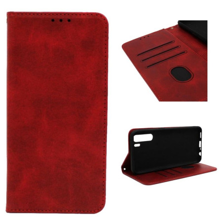 Etui Smart Lichi na telefon OPPO Reno 3 CPH2043 / A91 CPH2001 czerwone