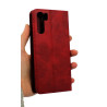 Etui Smart Lichi na telefon OPPO Reno 3 CPH2043 / A91 CPH2001 czerwone