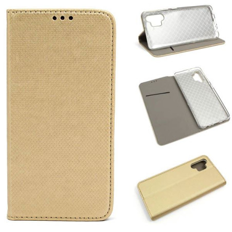 Etui Smart Magnet na telefon Samsung Galaxy A32 4G LTE A325 złote