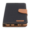 Etui Fancy Diary CANVAS na telefon Samsung Galaxy A21s 2020 A217 czarne