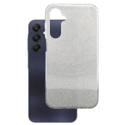 Etui Jelly Case SHINING HQ na telefon Samsung Galaxy A25 5G A256 srebrne