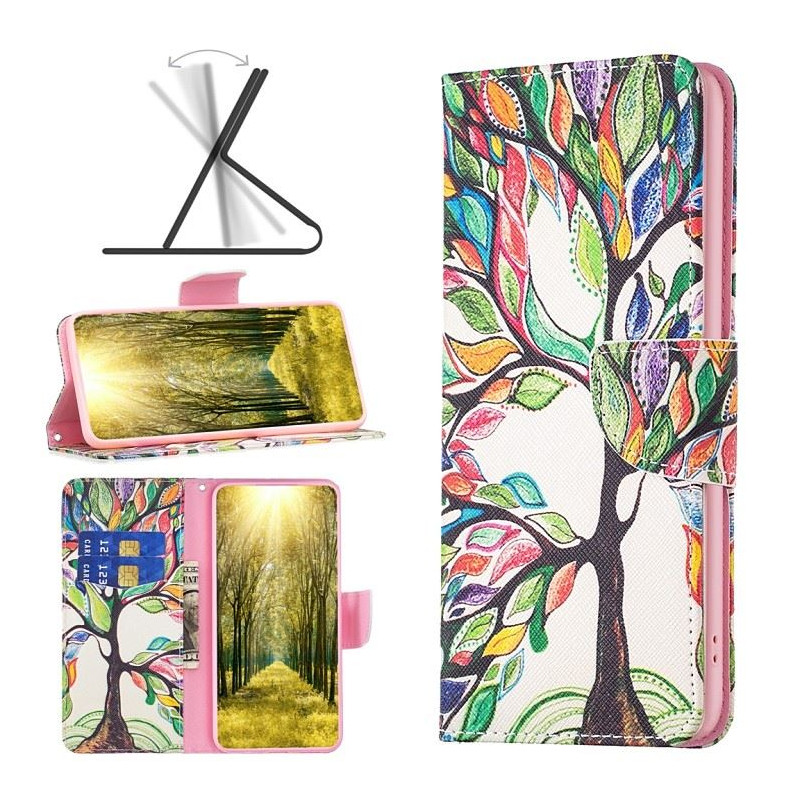 Etui Fancy Diary na telefon Infinix Hot 11 G37 X689F drzewo