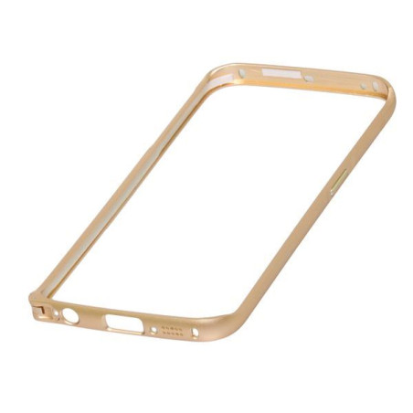 Etui Bumper Metal na telefon Samsung Galaxy S6 G920 złote