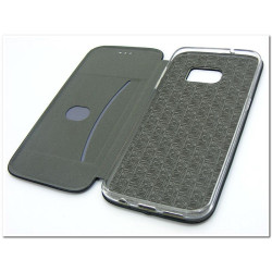Etui Flip Case QULT ROUND na telefon Samsung Galaxy S7 Edge G935 czarne