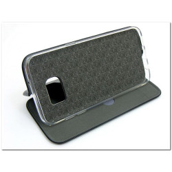 Etui Flip Case QULT ROUND na telefon Samsung Galaxy S7 Edge G935 czarne