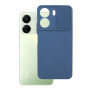 Etui Silicone Lens na telefon Xiaomi Redmi 13C 4G / POCO C65 granatowe