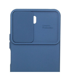 Etui Silicone Lens na telefon Xiaomi Redmi 13C 4G / POCO C65 granatowe