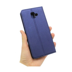 Etui Smart Magnet na telefon Samsung Galaxy J6+ J610 granatowe