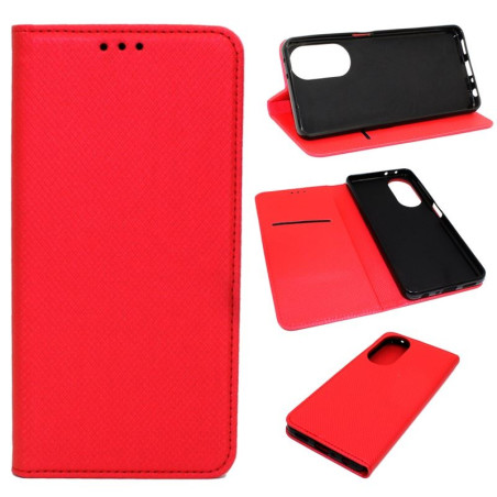 Etui Smart Magnet na telefon OPPO A98 5G CPH2529 czerwone
