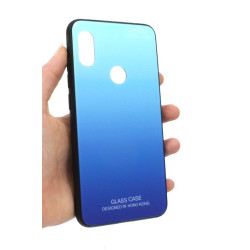 Etui Glass Case na telefon Xiaomi Redmi Note 6 Pro niebieskie