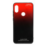 Etui Glass Case na telefon Xiaomi Redmi Note 6 Pro czerwono-czarne