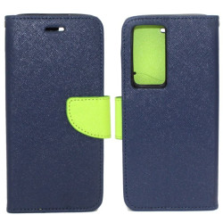 Etui Fancy Diary na telefon Realme GT Master Explorer 5G RMX3366 / GT River granatowe