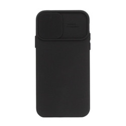 Etui Silicone Lens na telefon Apple iPhone X / Xs czarne