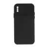 Etui Silicone Lens na telefon Apple iPhone X / Xs czarne