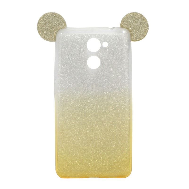 Etui Nakładka 3D dla dziecka na telefon Huawei Y7 TRT-LX1 / Prime / Nova Lite+ TRT-LX3 MICKEY złote