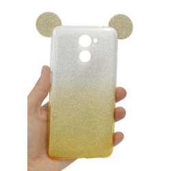 Etui Nakładka 3D dla dziecka na telefon Huawei Y7 TRT-LX1 / Prime / Nova Lite+ TRT-LX3 MICKEY złote