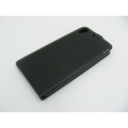 Etui pionowe z klapką SLIM FLEX na telefon HTC Desire 728 / 728G czarne HQ