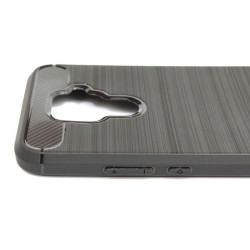Etui Bumper Carbon LUX na telefon Huawei Mate 30 Lite czarne