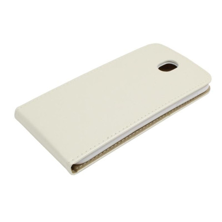 Etui pionowe z klapką SLIM FLEX na telefon Samsung Galaxy J7 2017 J730 białe