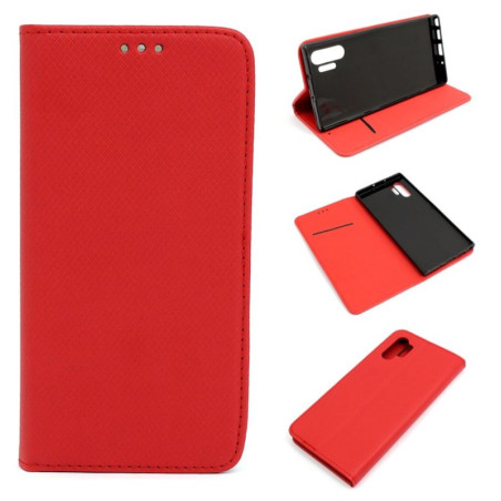 Etui Smart Magnet na telefon Samsung Galaxy Note 10+ N975 czerwone