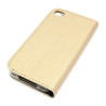Etui Smart Magnet na telefon Apple iPhone 4 A1349 / 4S A1431 złote