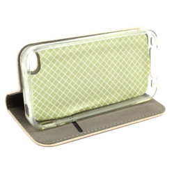 Etui Smart Magnet na telefon Apple iPhone 4 A1349 / 4S A1431 złote