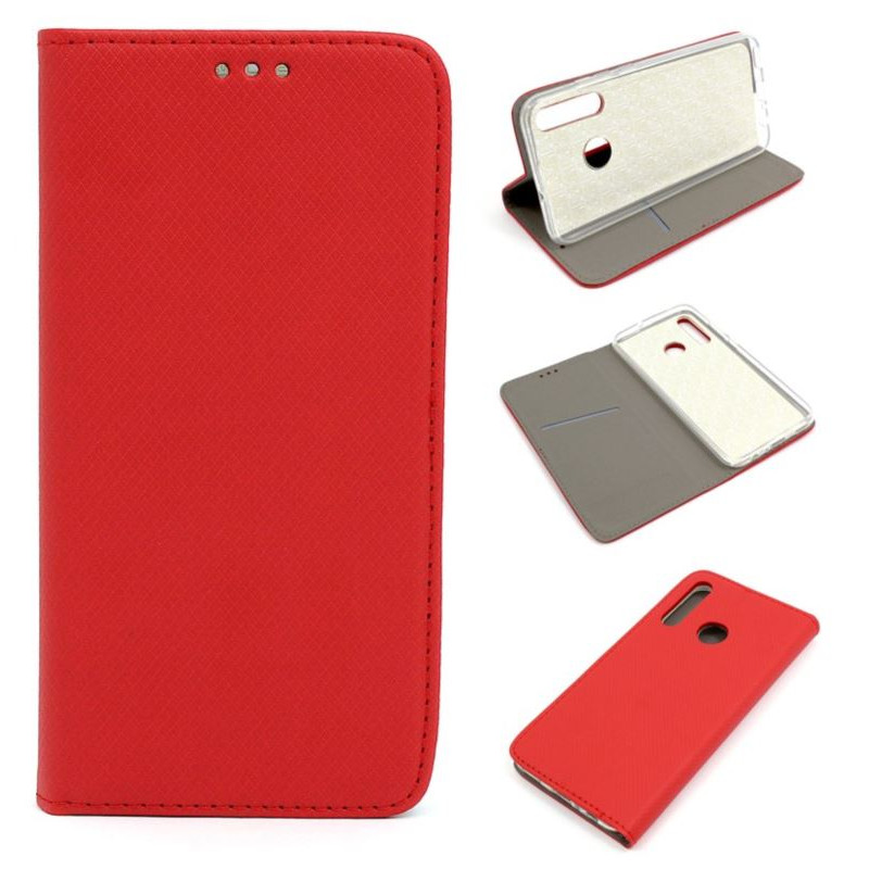 Etui Smart Magnet na telefon Honor 20 Lite HRY-L21 / 20i czerwone
