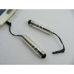 Rysik uniwersalny pojemnościowy z mocowaniem do gniazda HF srebrny