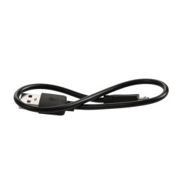 Kabel USB - Micro USB 30cm krótki czarny przewód do powerbanka
