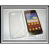 Etui S-CASE na telefon Samsung Galaxy S Advance i9070 biało-przezroczyste