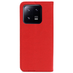 Etui Smart Magnet na telefon Xiaomi 13 Pro 5G MZB0DAXEU MZB0DBIEU czerwone