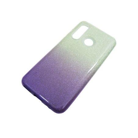 Etui Jelly Case SHINING HQ na telefon Huawei Nova 4 srebrno-fioletowe