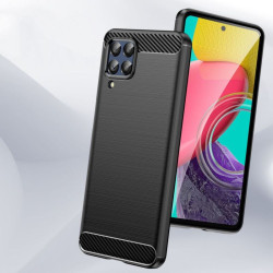 Etui TECH-PROTECT TPUCARBON na telefon Samsung Galaxy M53 5G M536 czarne