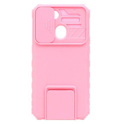 Etui pancerne CamShield Stand na telefon OPPO A12 2020 różowe